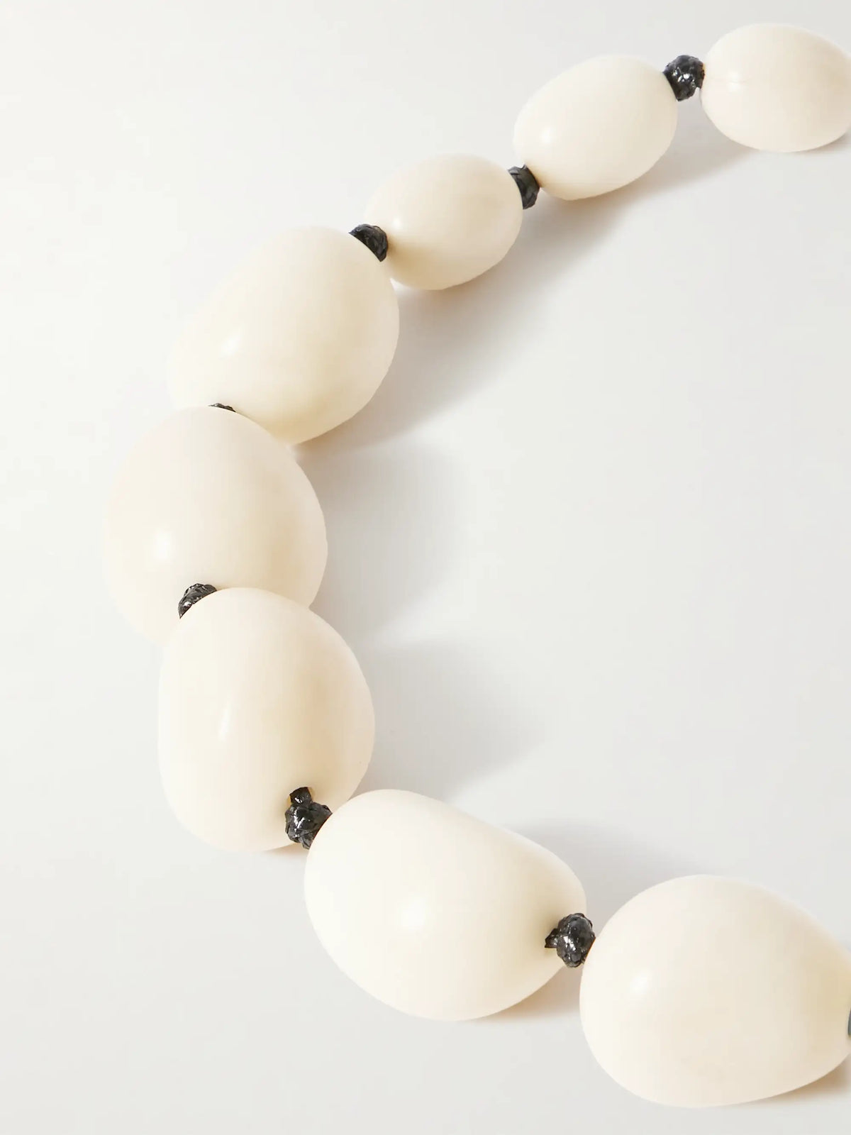 The Statement Tagua And Leather Necklace