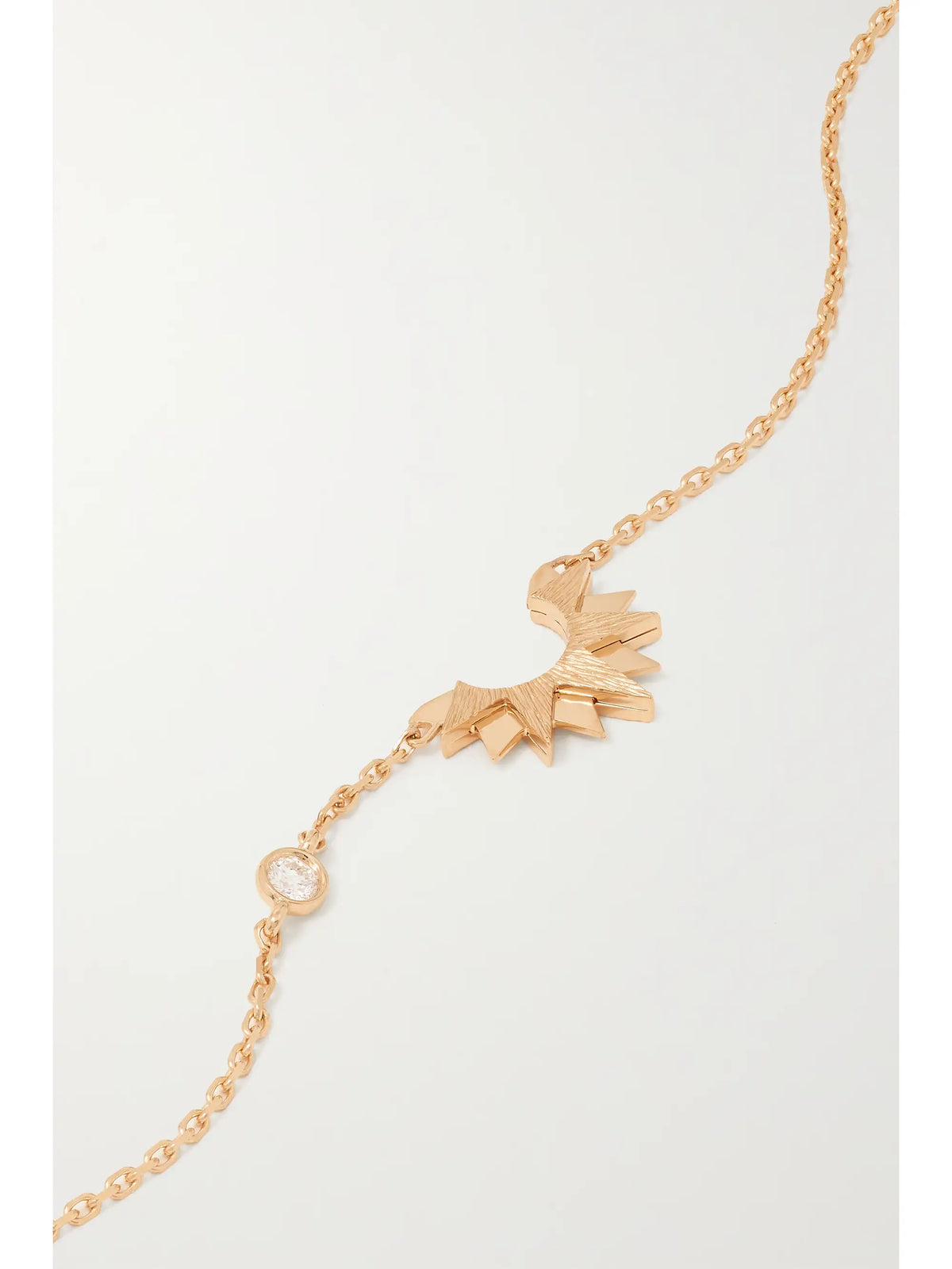 Sunlight 18-karat Rose Gold Diamond Bracelet