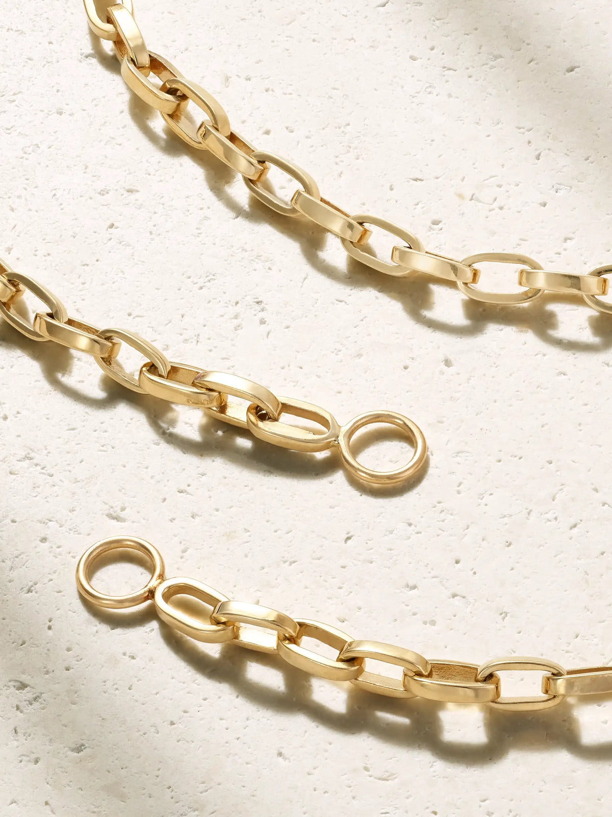 Marla Aaron Biker 14-karat Gold Chain Necklace