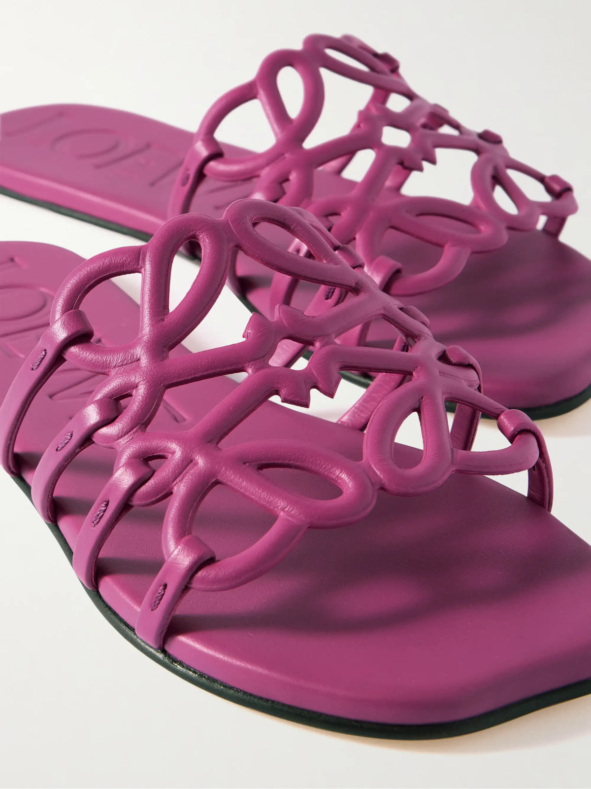 + Paula's Ibiza Petal Anagram Leather Slides