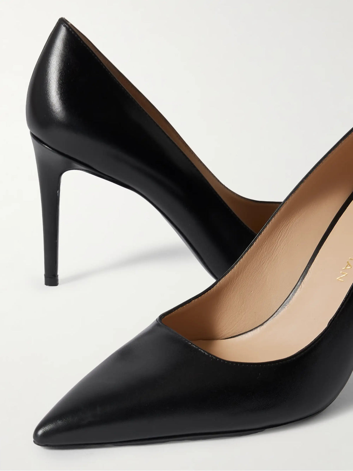 Stuart Power Leather Pumps