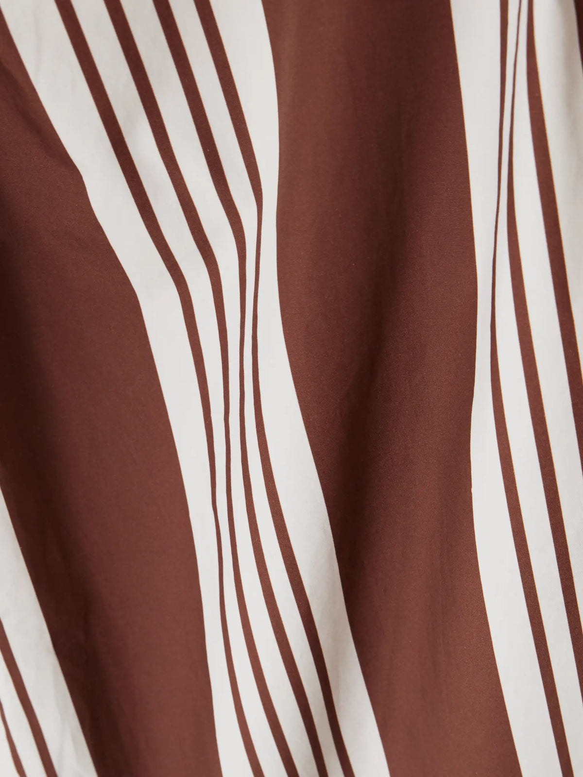 Posse Rosie Tie-detailed Striped Cotton Mini Dress