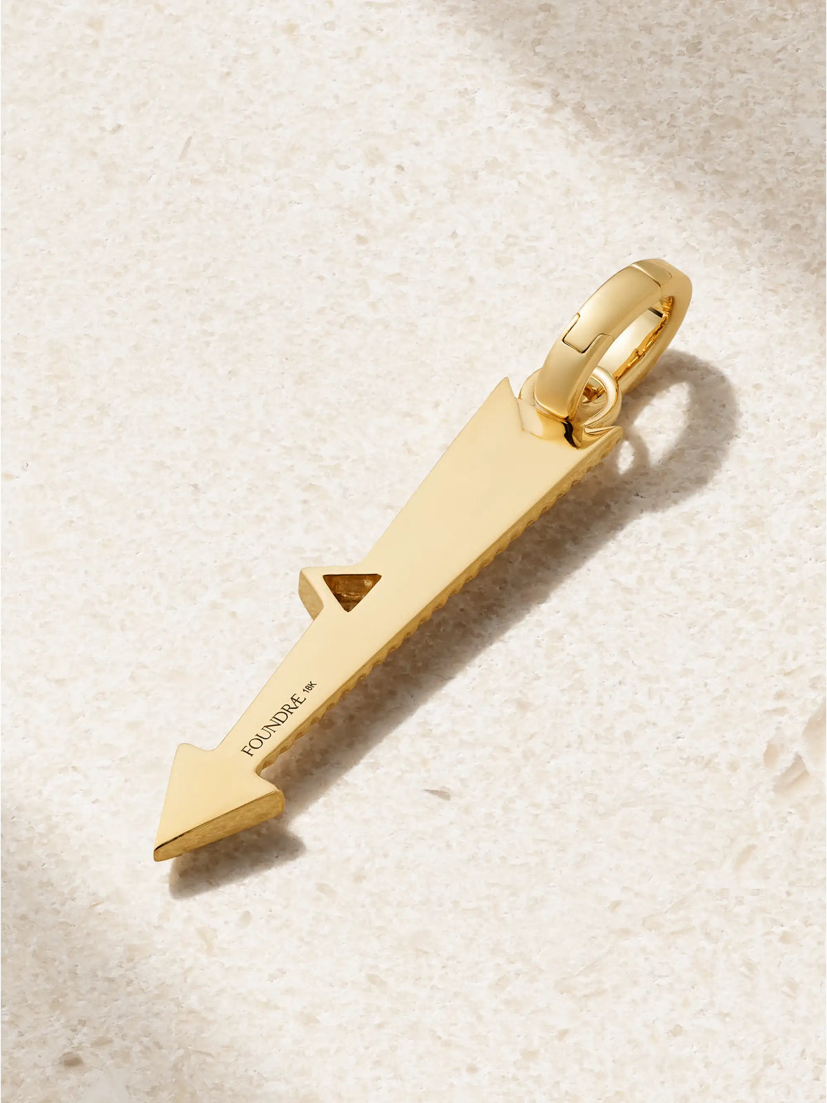 Arrow 18-karat Gold Diamond Pendant