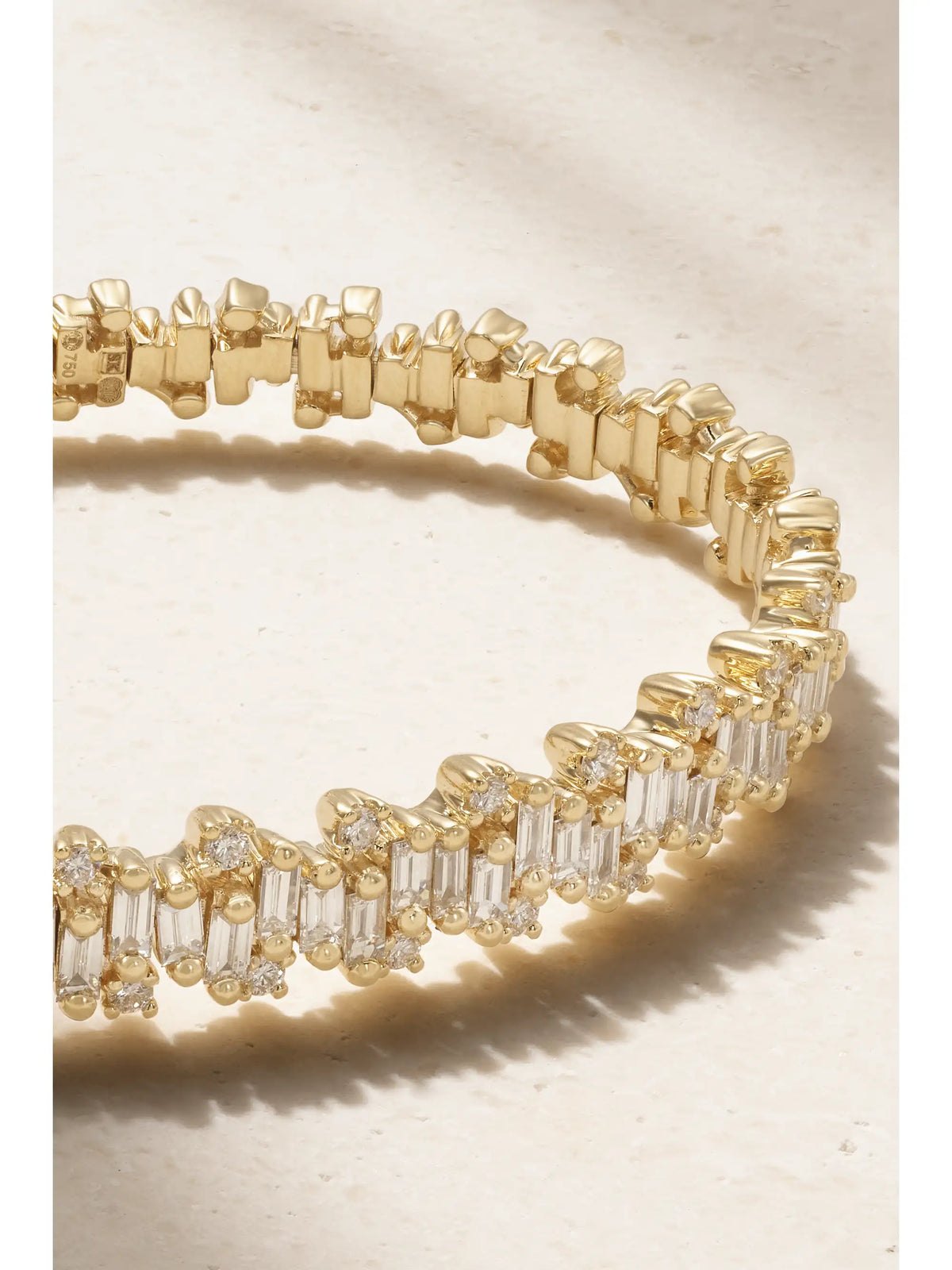 Shimmer 18-karat Gold Diamond Bracelet