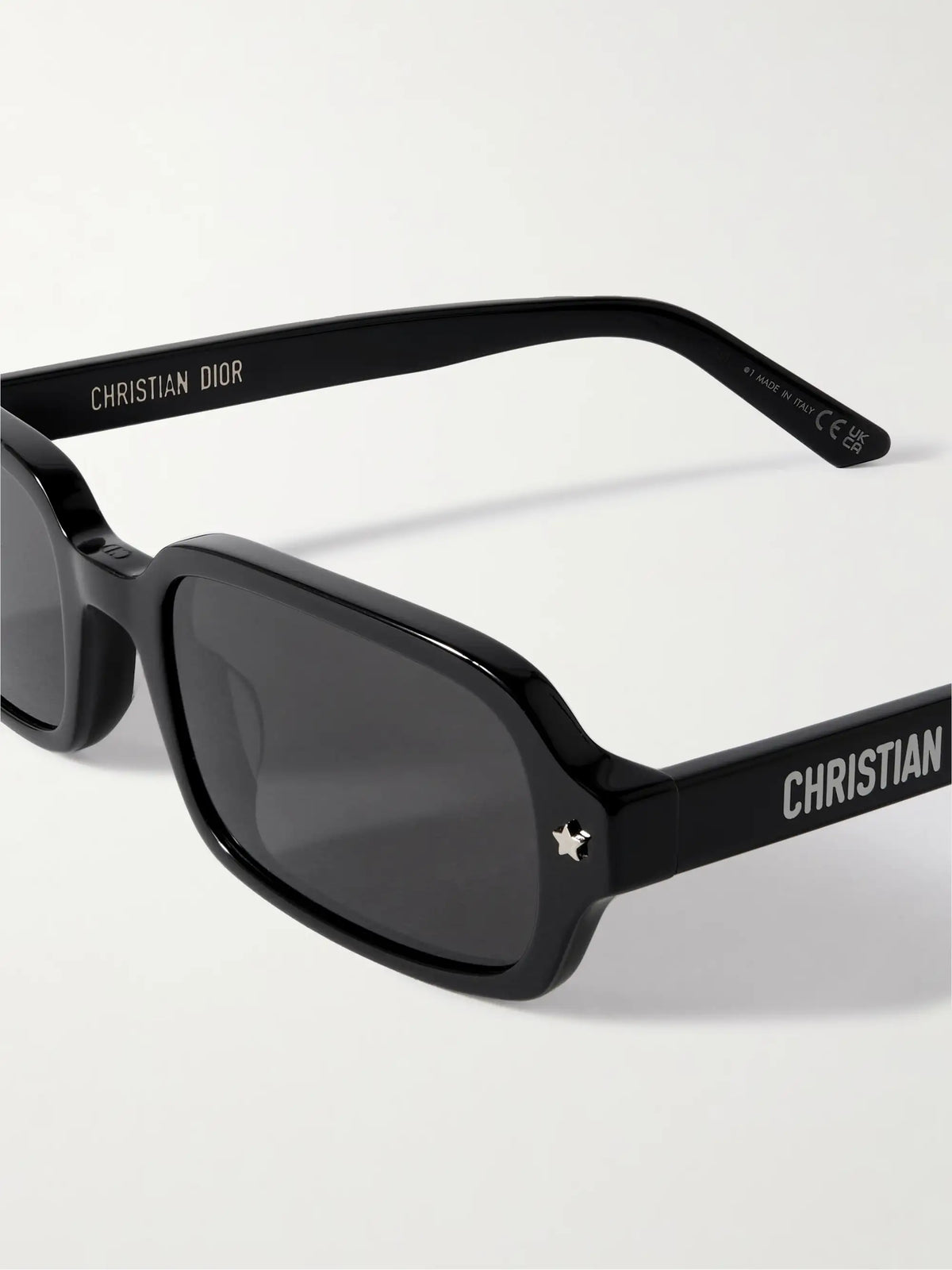 Diorpacific S3i Rectangular-frame Acetate Sunglasses