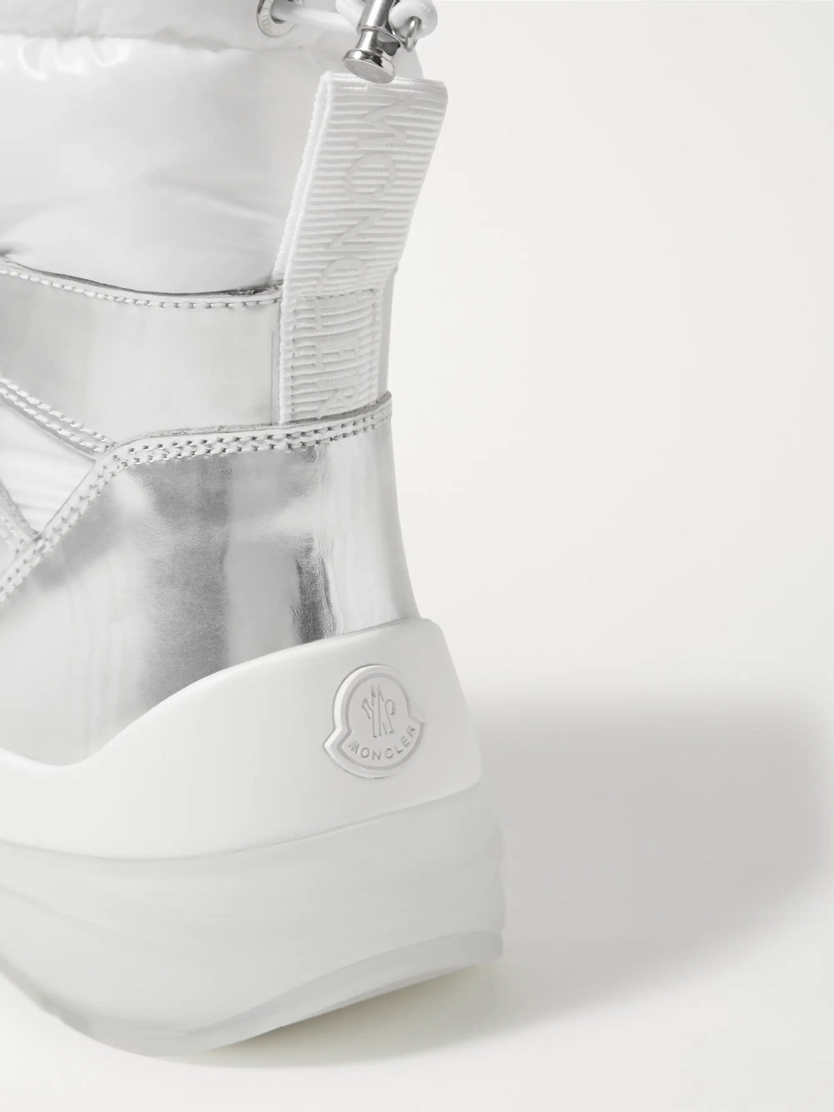 Insolux Metallic Leather And Padded Shell Ankle Boots