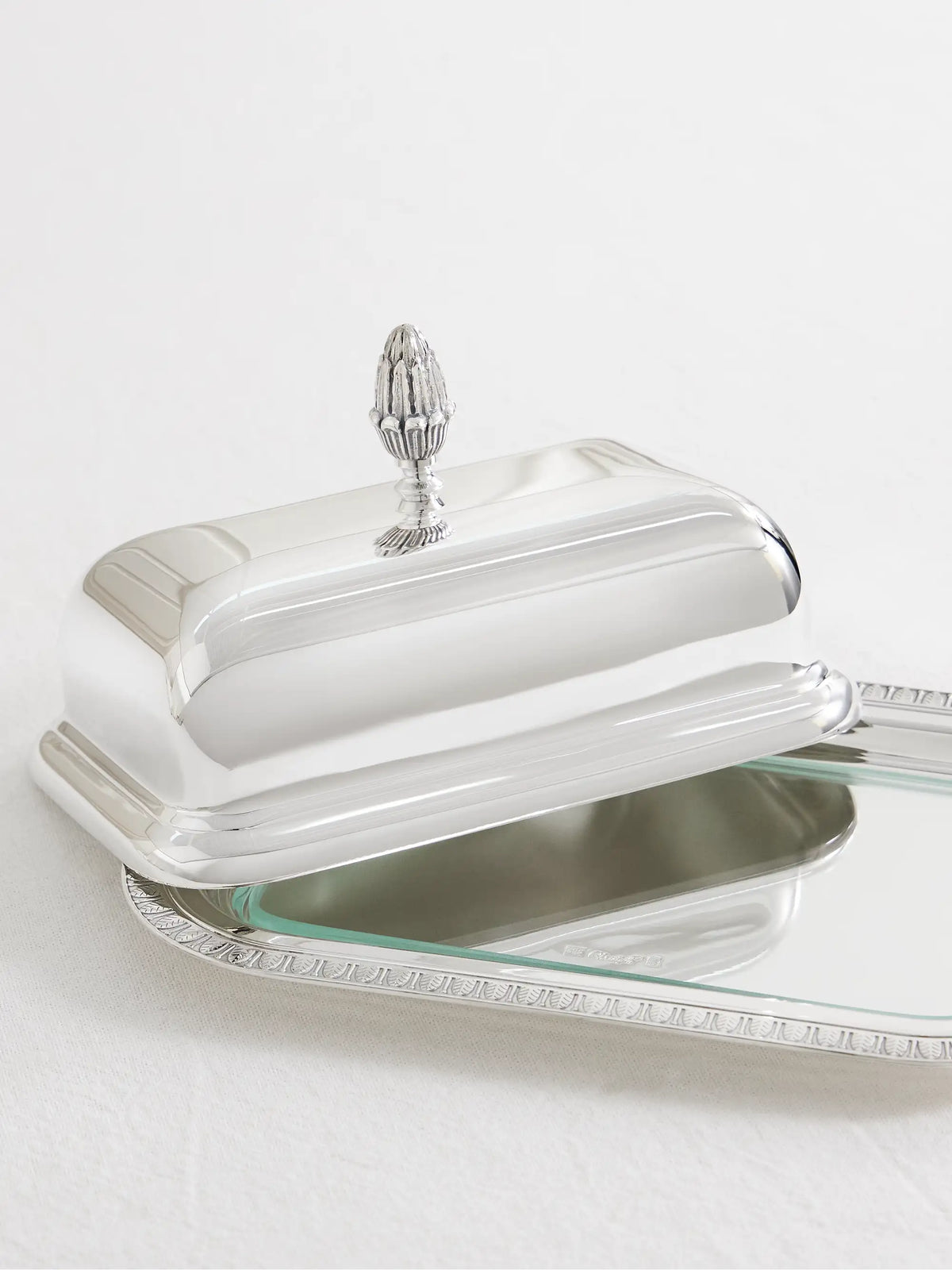 Malmaison Silver-plated Butter Dish