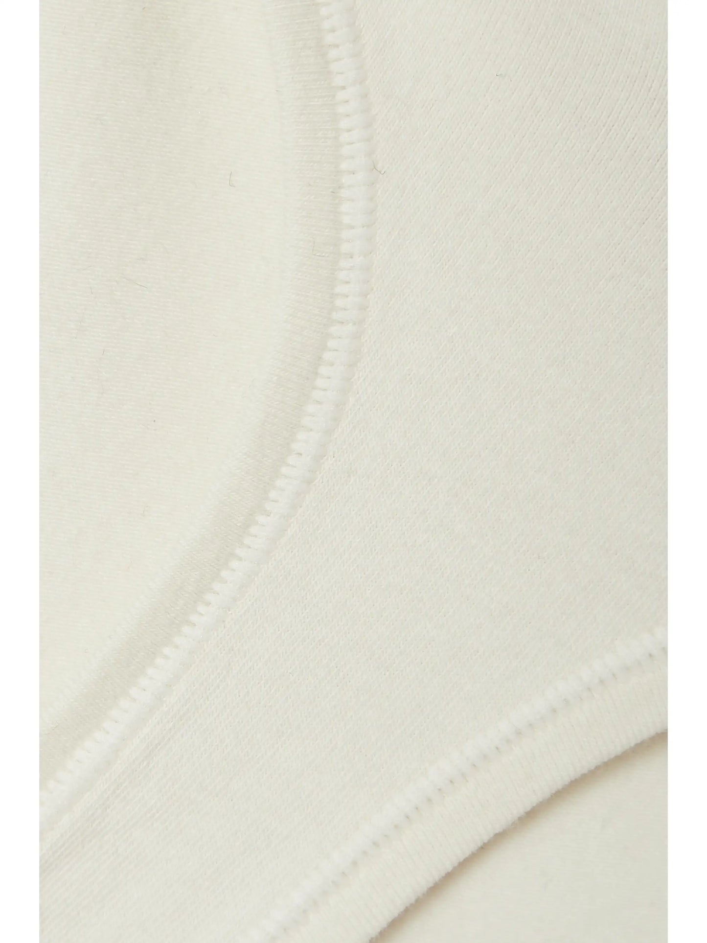Cotton-blend Jersey Dipped Thong - Bone