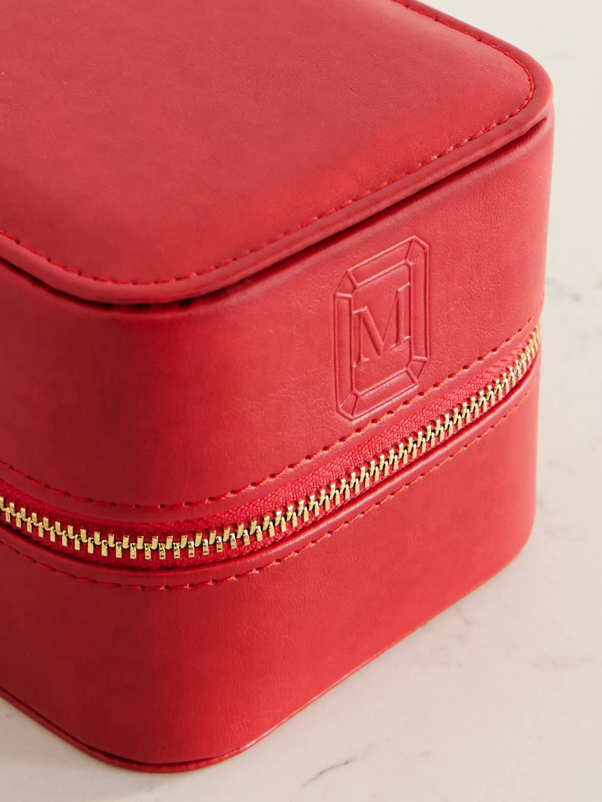 Vegan Leather Jewelry Case
