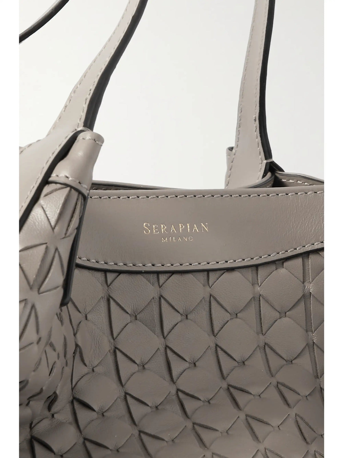 Secret Large Woven Leather Tote