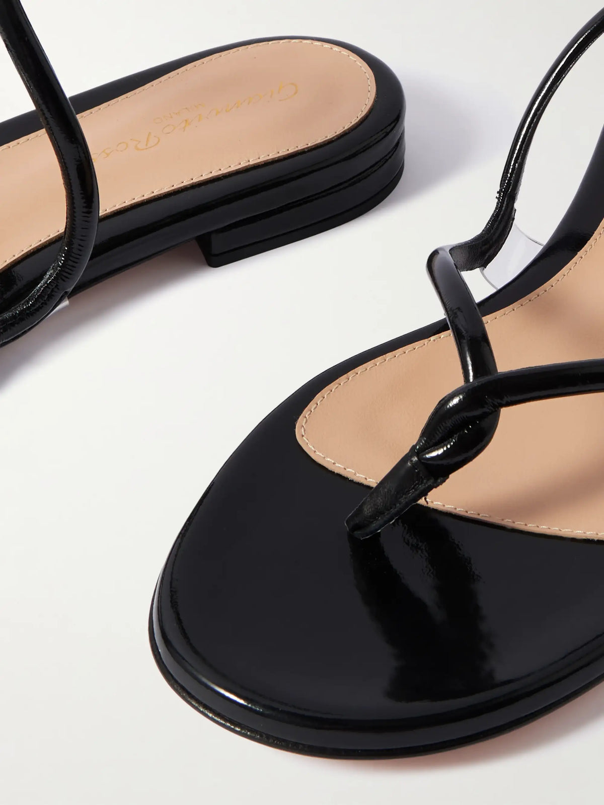 Jungle Mamba Patent-leather Sandals