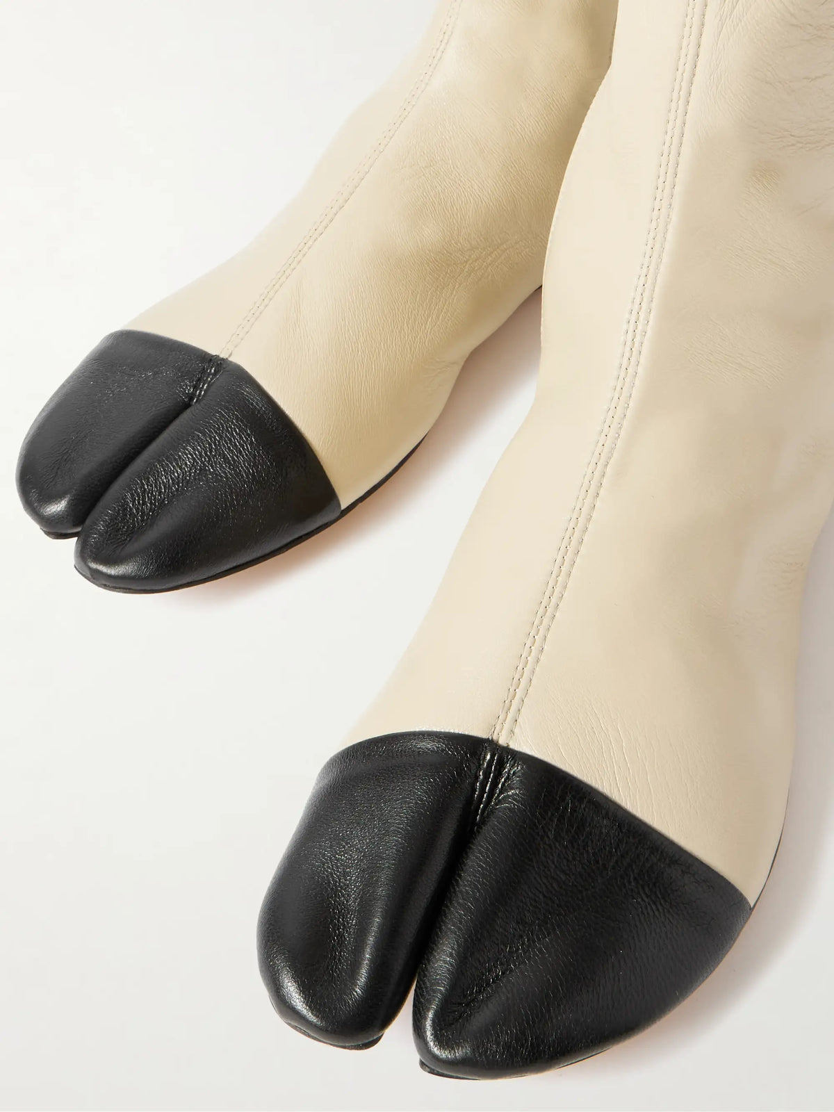 Tabi Stretch-leather Knee Boots