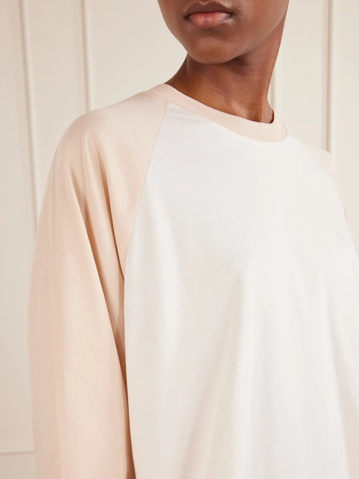 Raglan Cotton-jersey T-shirt