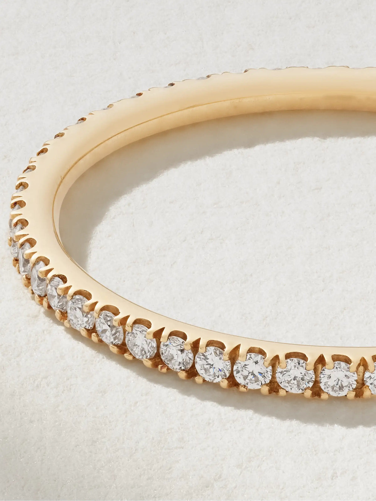 Thread 18-karat Gold Diamond Eternity Ring