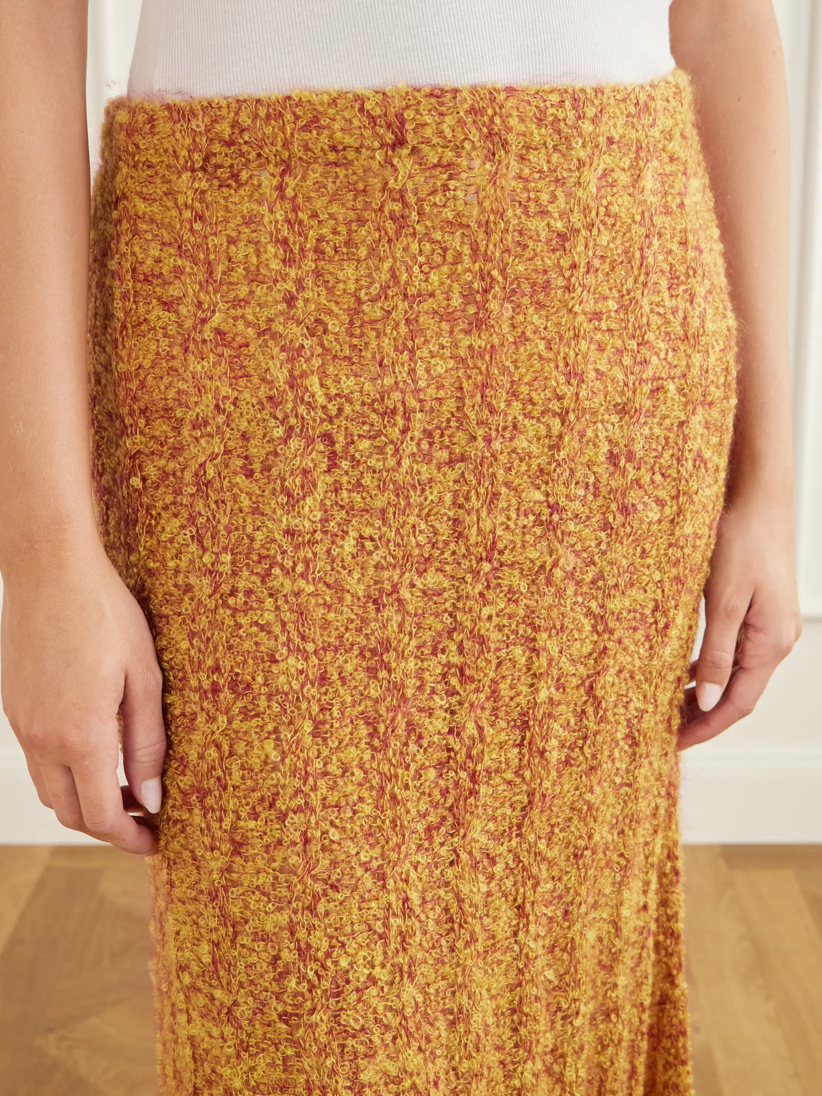 Proenza Schouler Joelle Cable-knit Mohair-blend Maxi Skirt