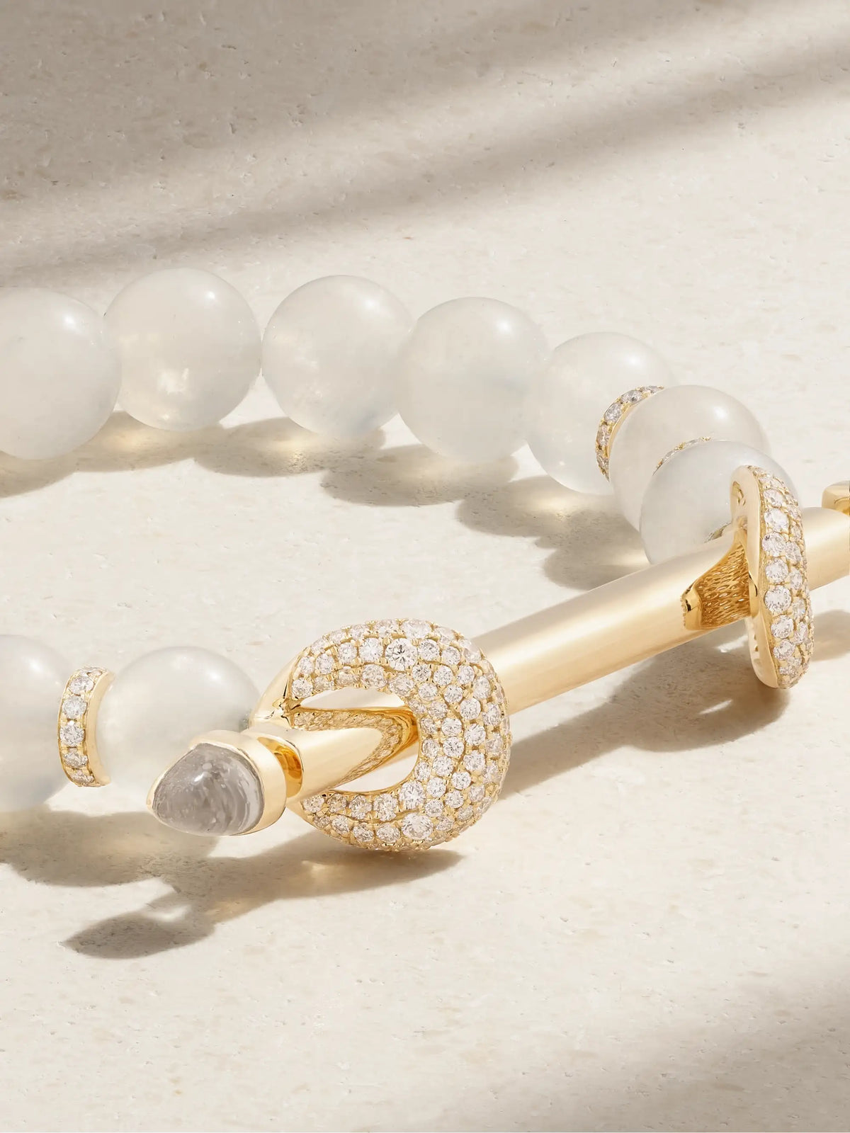 Chakra 18-karat Gold Multi-stone Bracelet