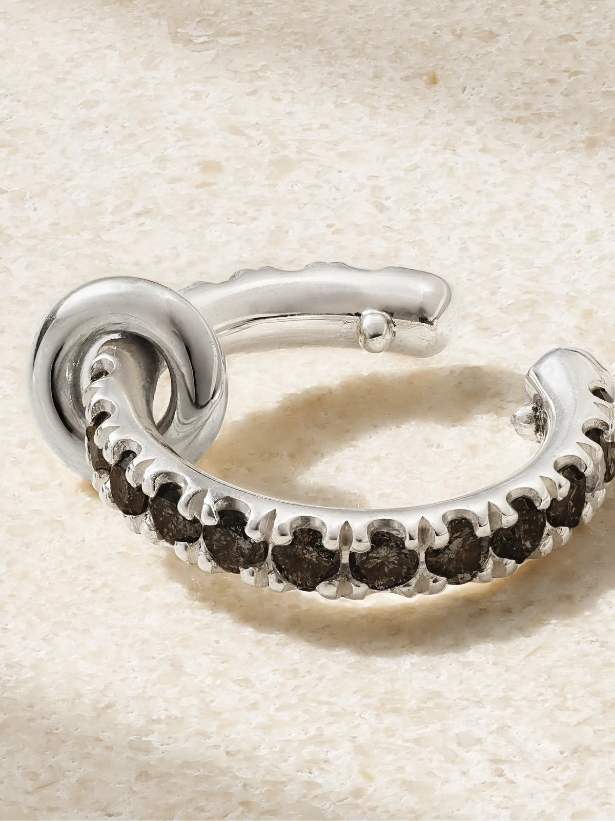 Sterling Silver Diamond Ear Cuff