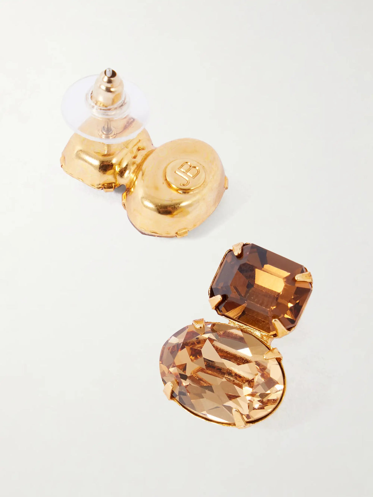 Maureen Gold-tone Crystal Earrings