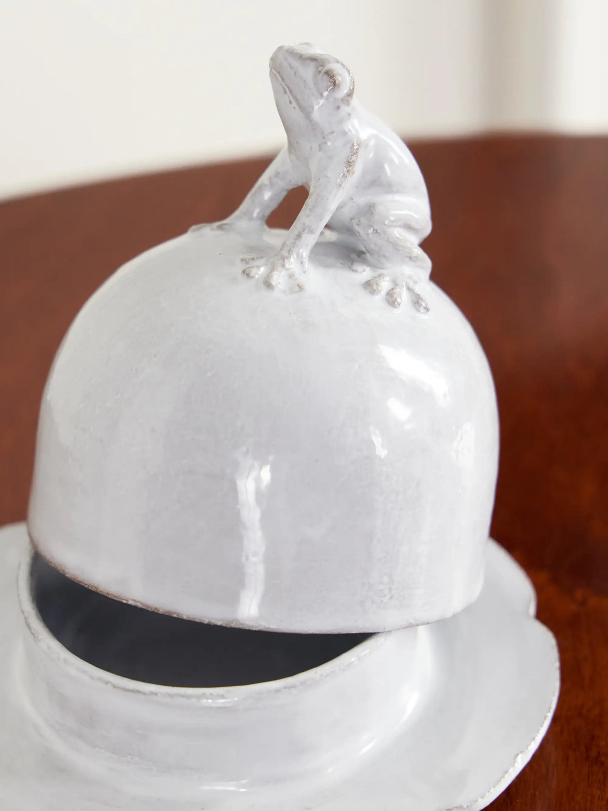 Astier De Villatte Frog Small Porcelain Butter Dish
