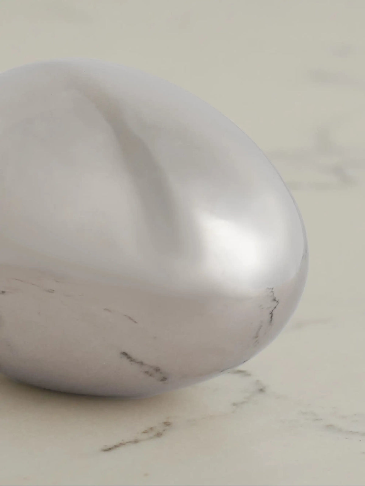 Egg Steel Paperweight