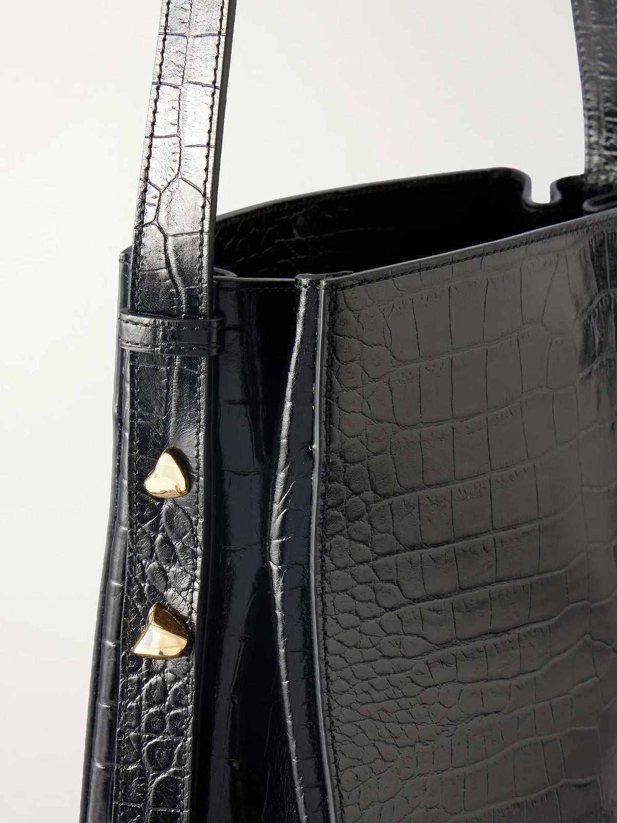 Somalia Croc-effect Shoulder Bag