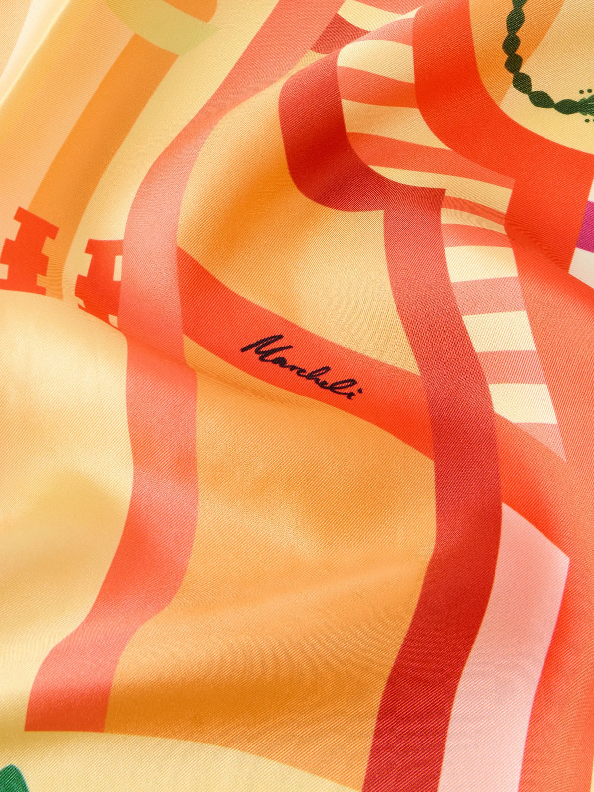 Giulia Printed Silk-twill Scarf