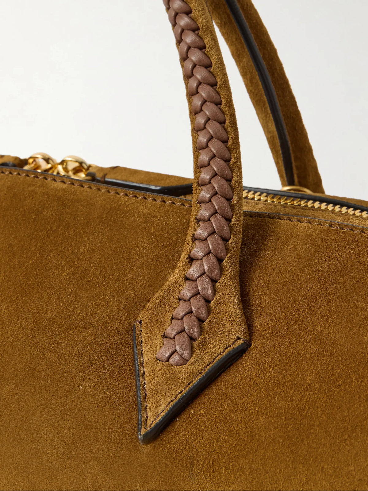 Vérité City Medium Suede Tote