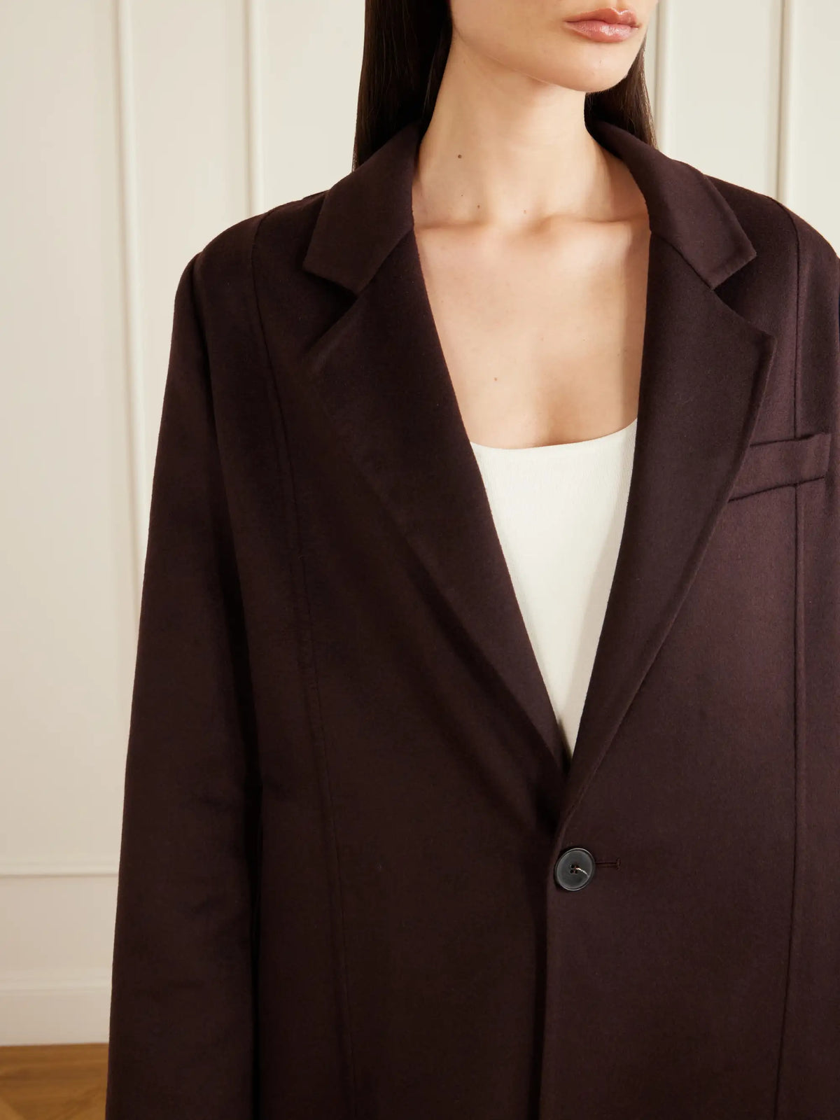 Wool-blend Coat