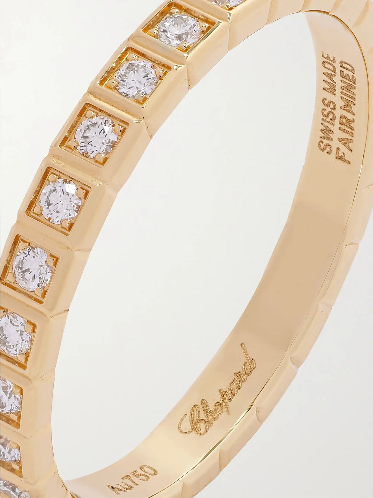 Ice Cube 18-karat Gold Diamond Ring