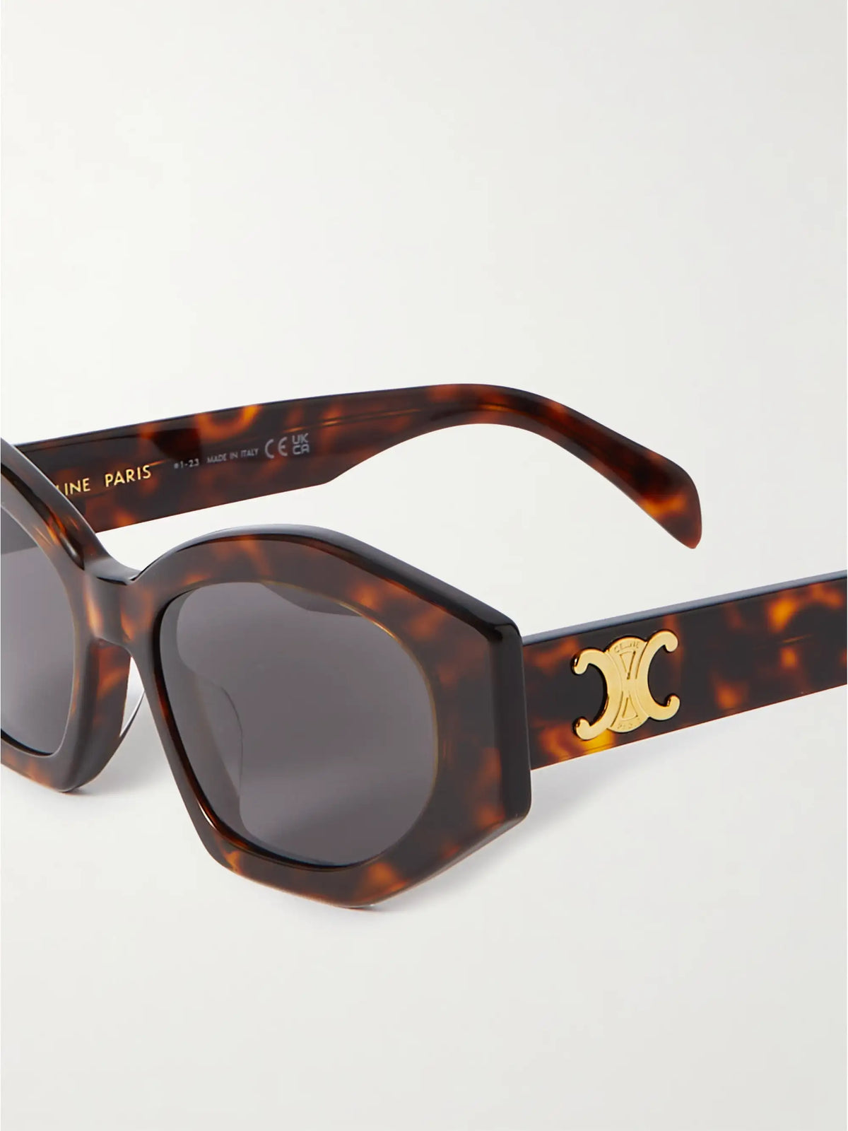 Triomphe Cat-eye Tortoiseshell Acetate Sunglasses