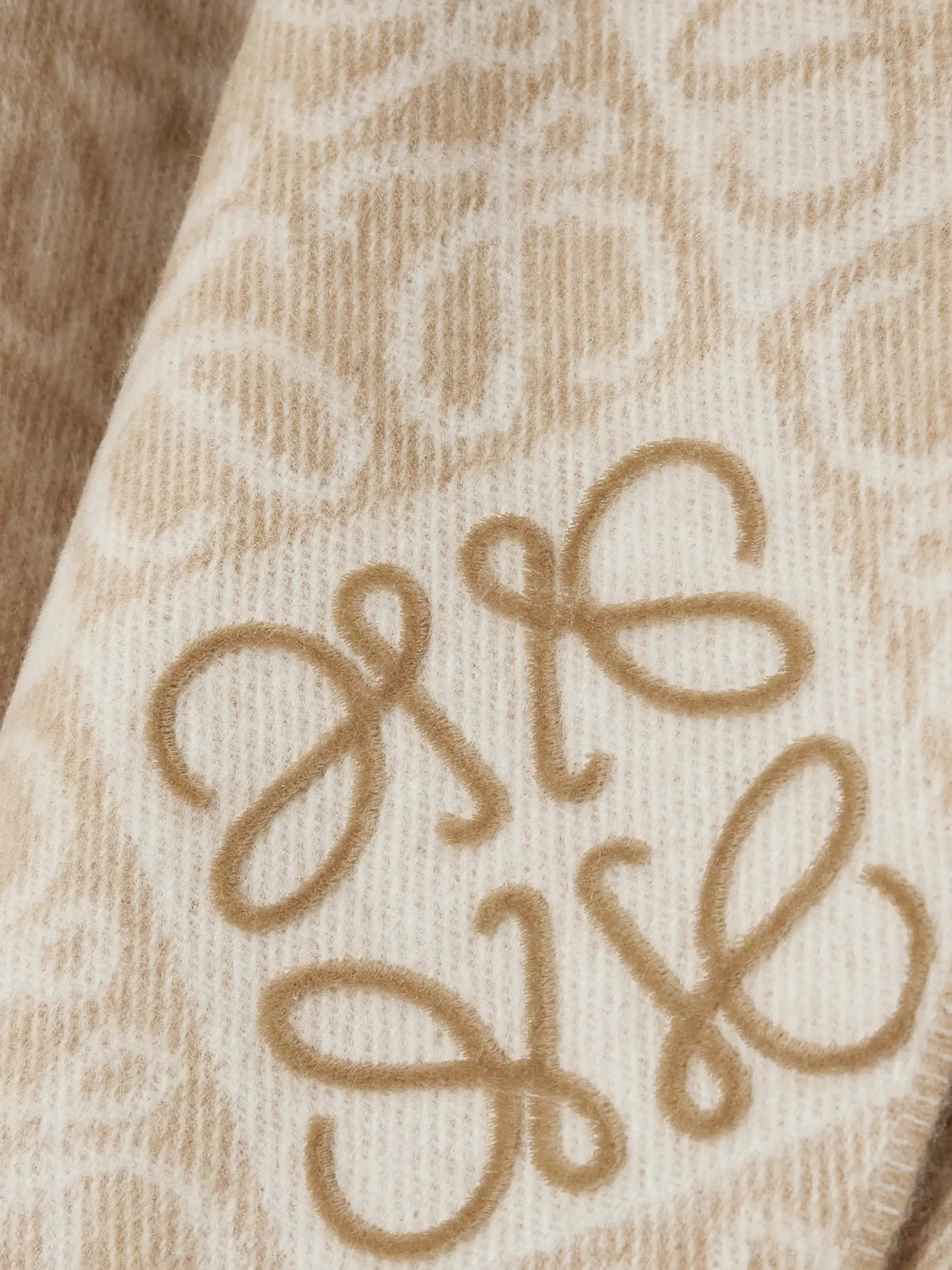 Fringed Wool And Cashmere-blend Jacquard Scarf
