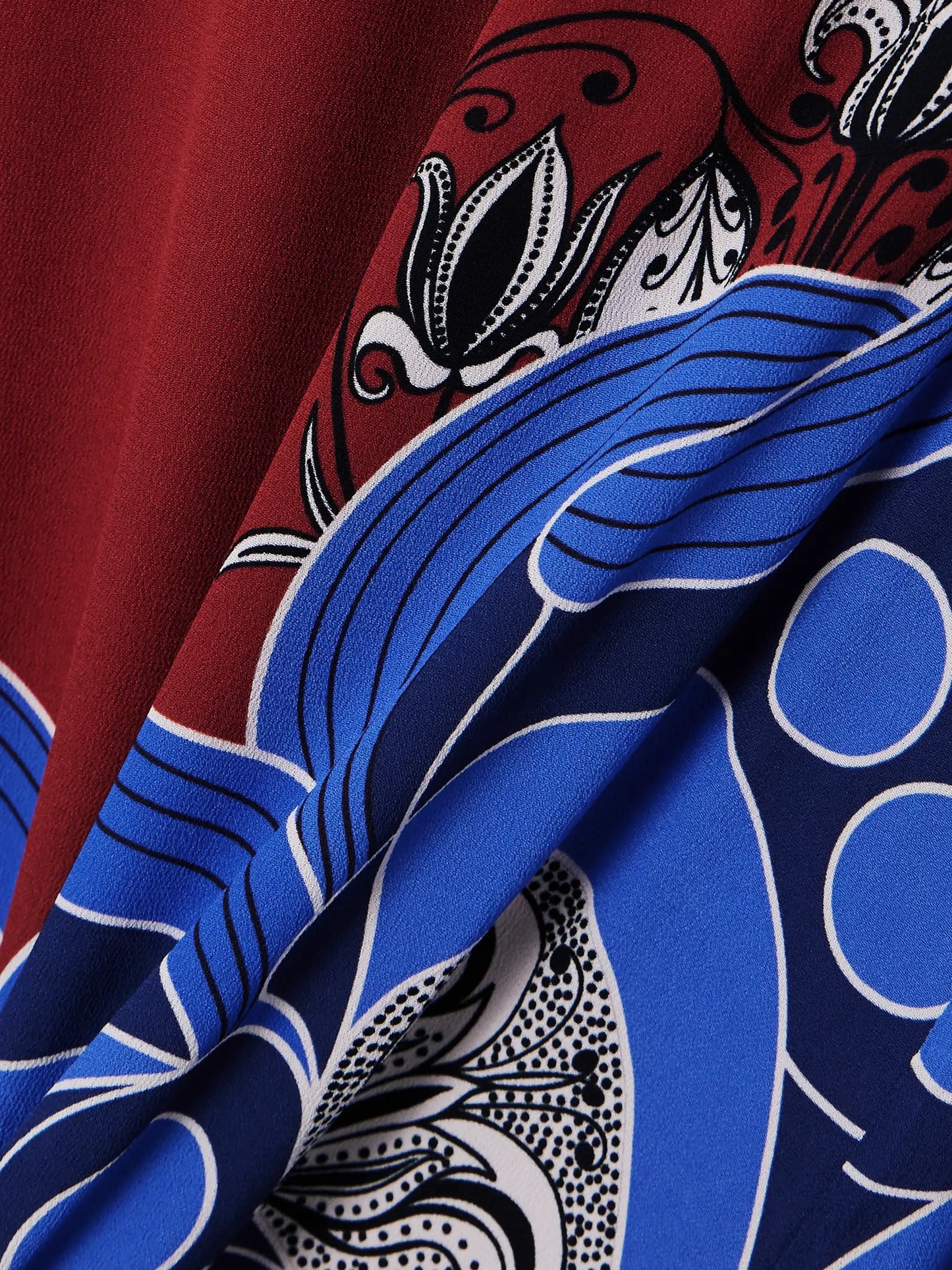 Capucine Printed Crepe Maxi Dress