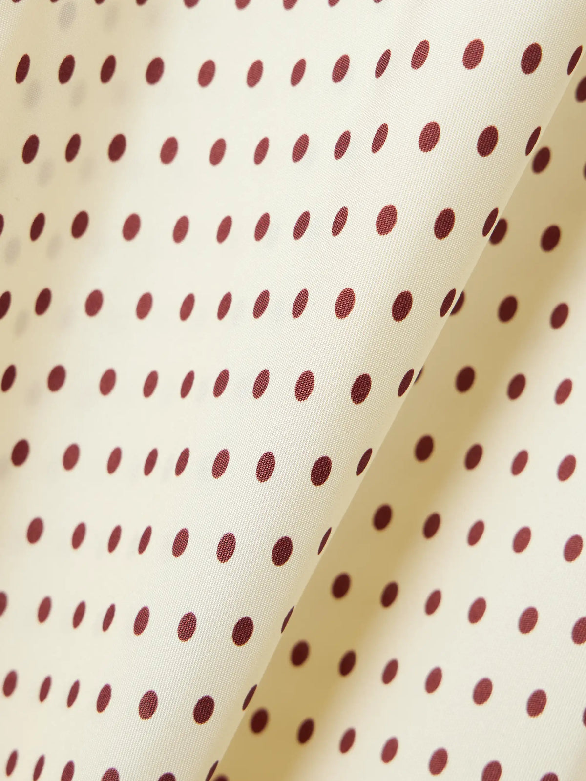 Emerence Ruffled Polka-dot Silk-blend Twill Midi Dress