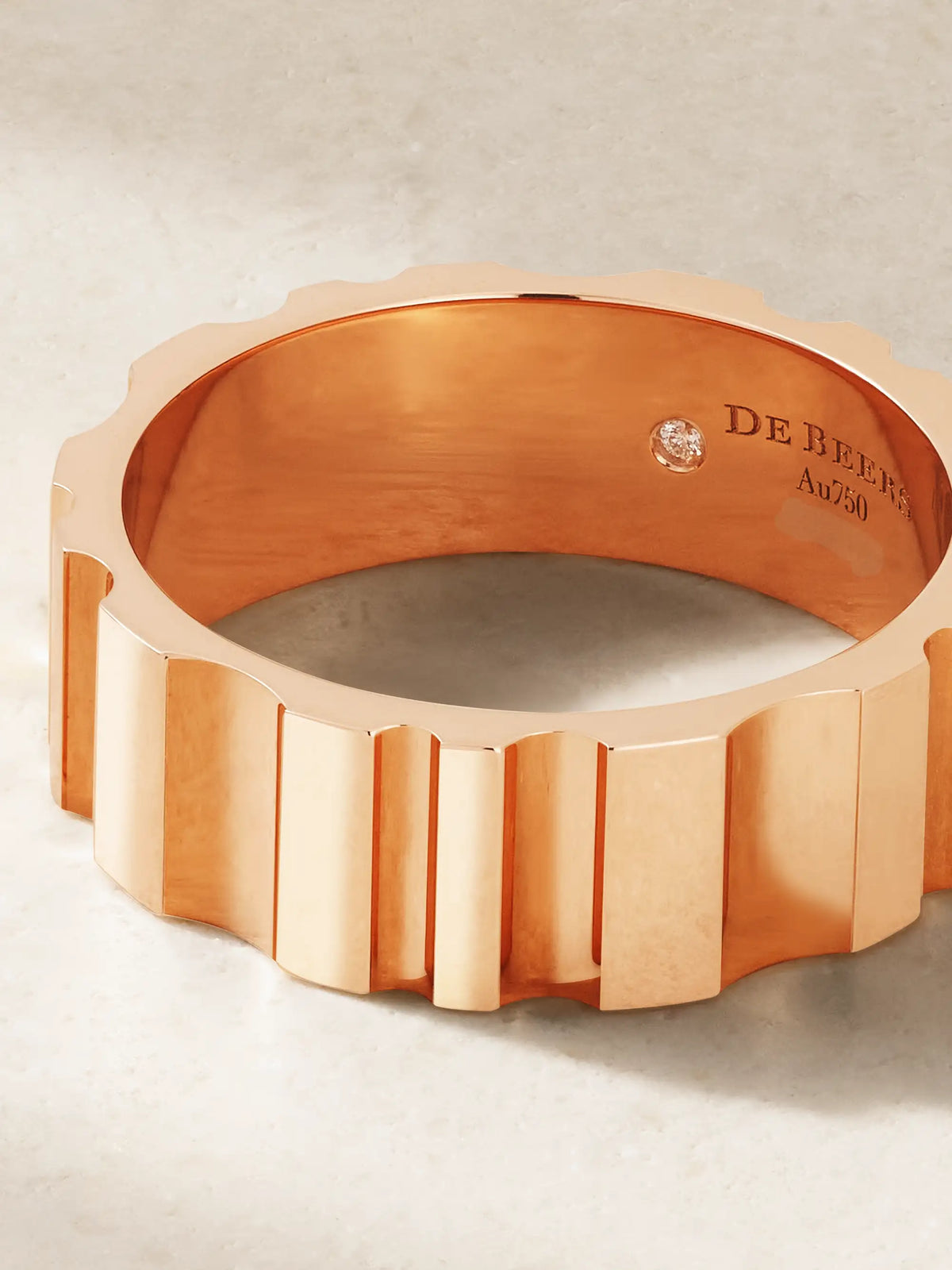 Rvl 18-karat Rose Gold Diamond Ring
