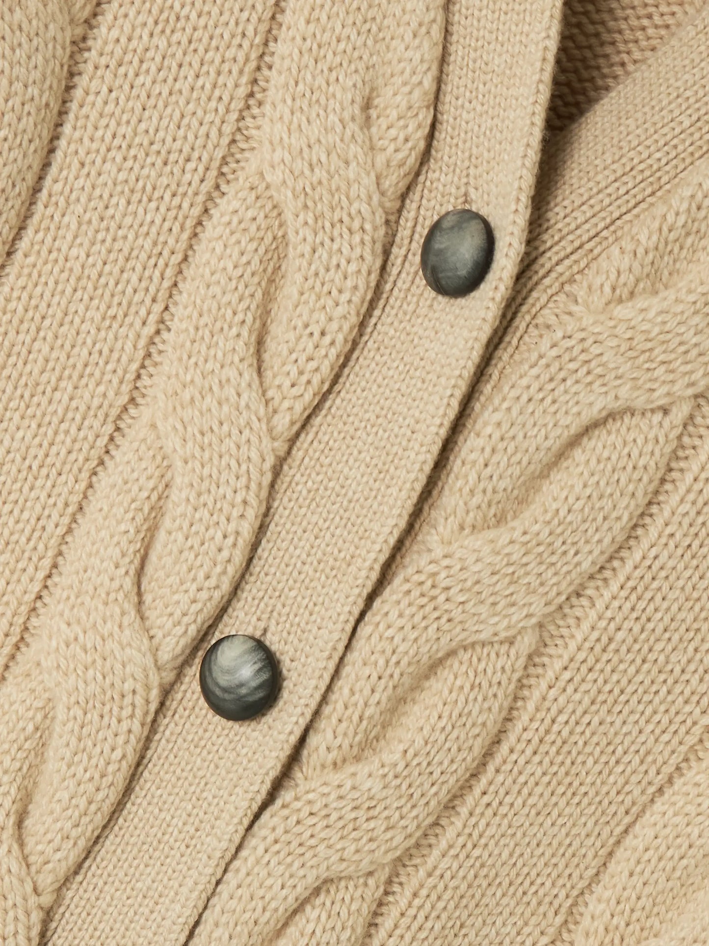 Napier Cable-knit Cashmere Cardigan