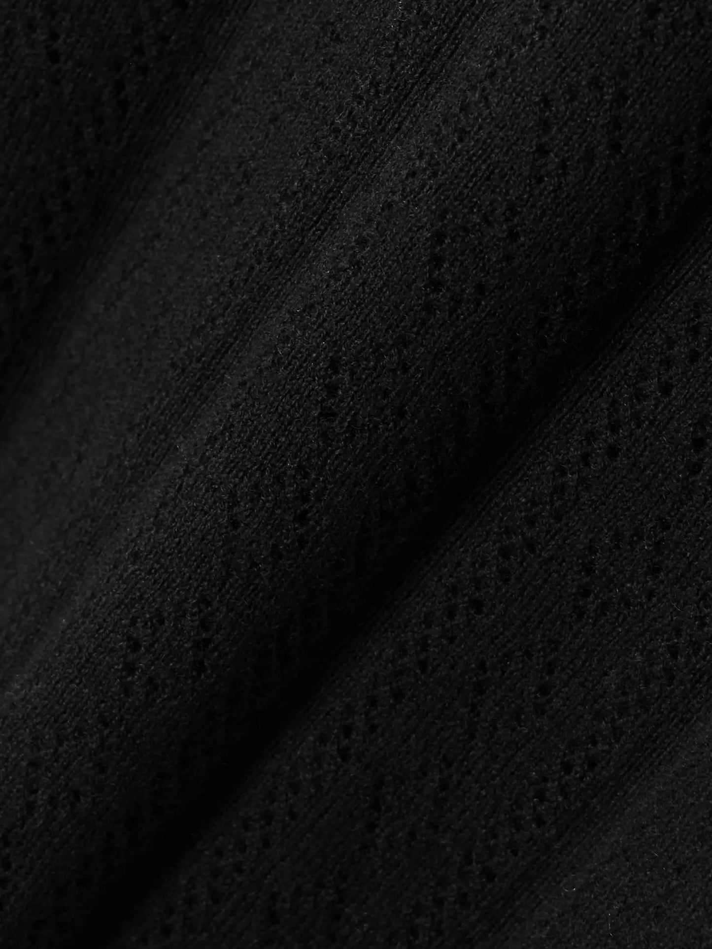 Nika Pointelle-knit Cotton And Cashmere-blend Sweater