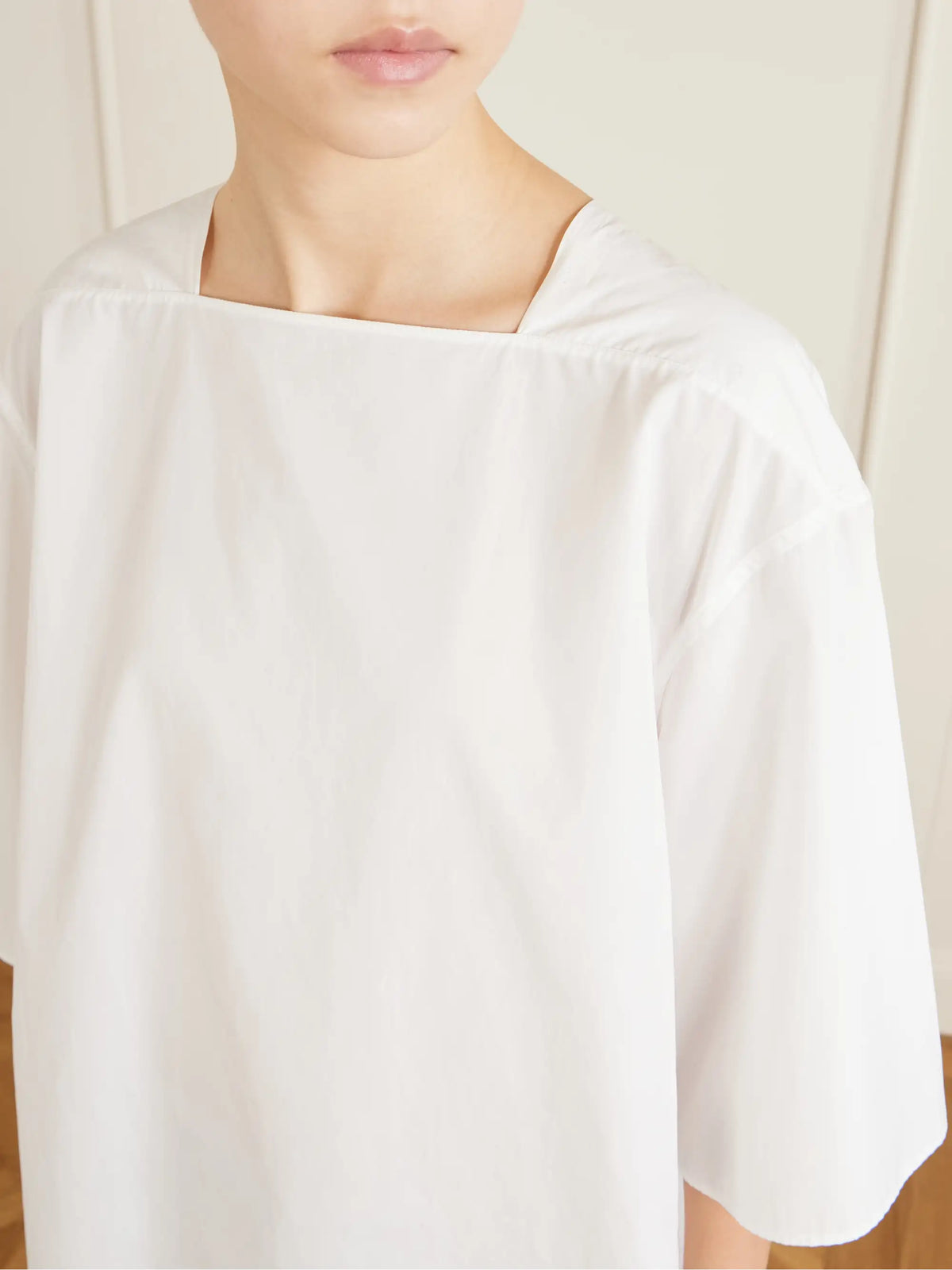 Hamza Oversized Cotton-poplin Top