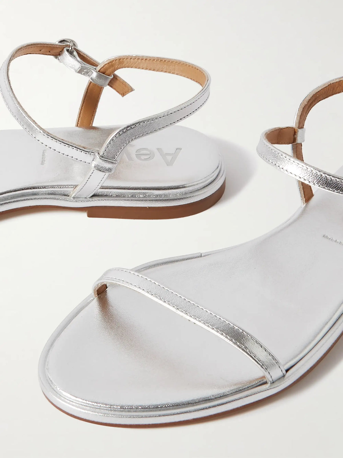 Nettie Metallic Leather Sandals