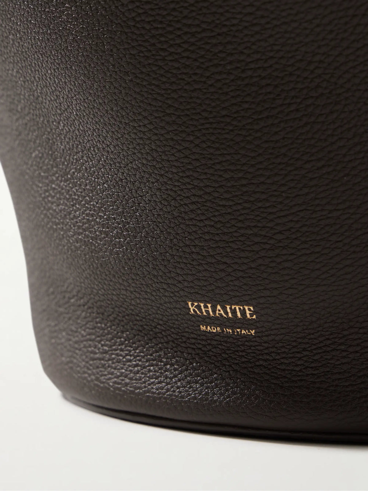 Lotus Small Textured-leather Tote