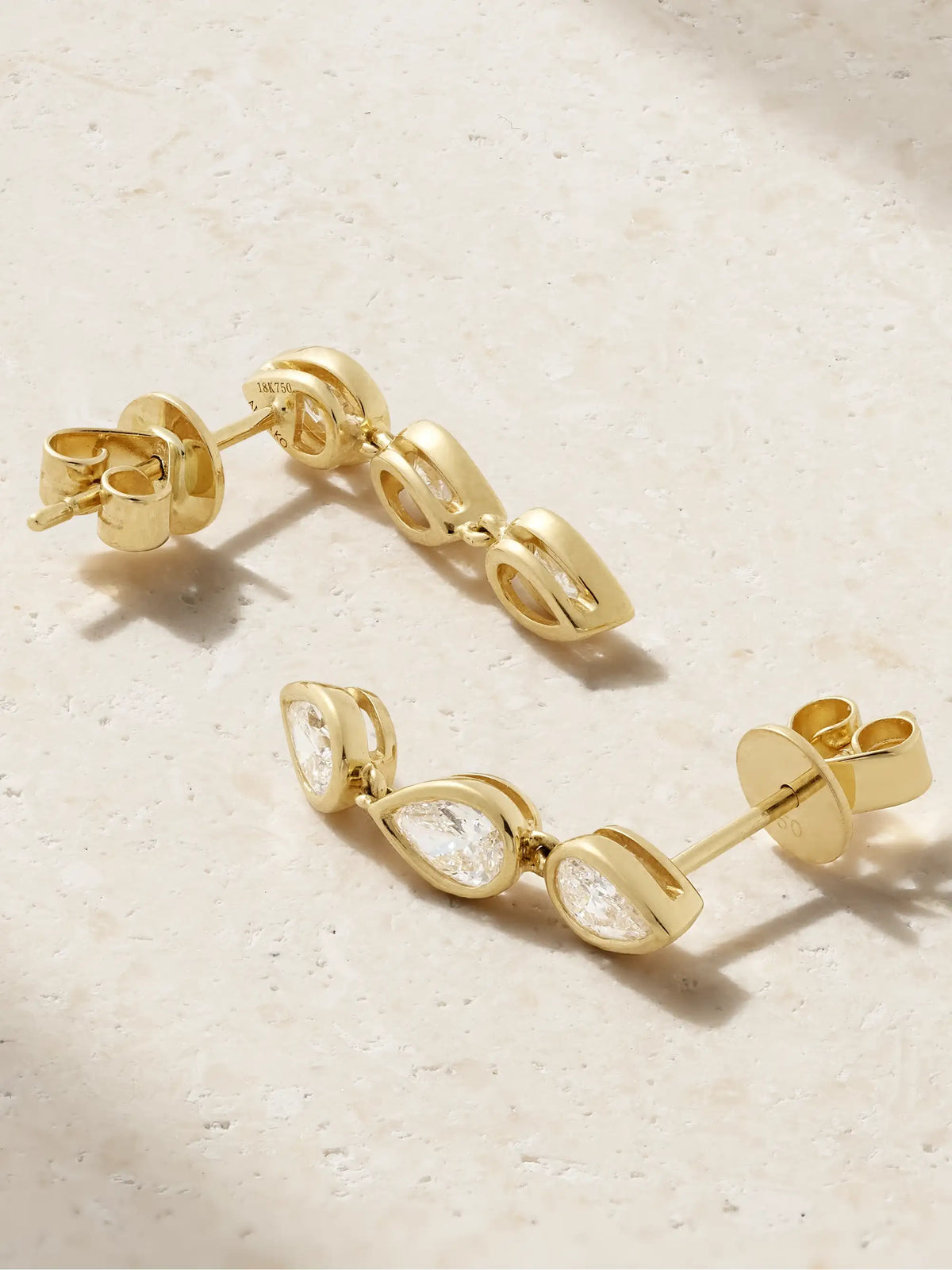 Elodie 18-karat Gold Diamond Earrings