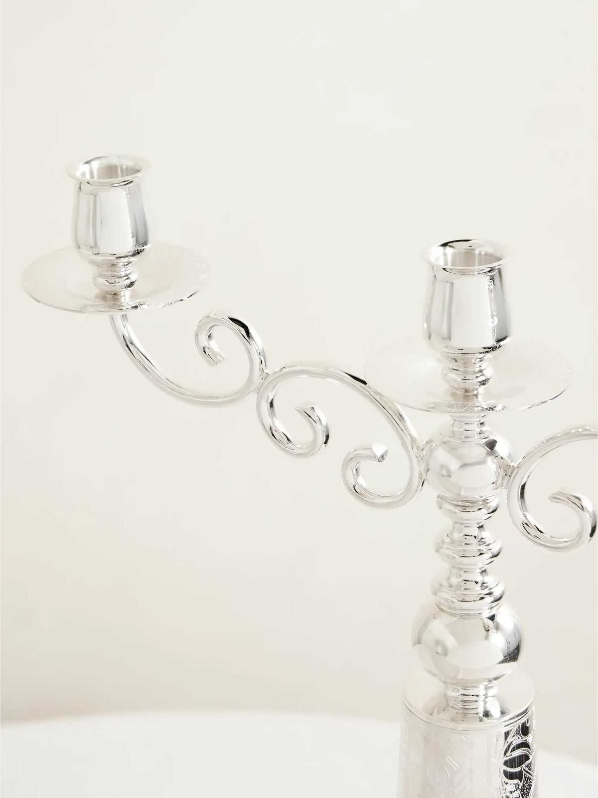 Jardin D'eden Silver-plated Candelabra