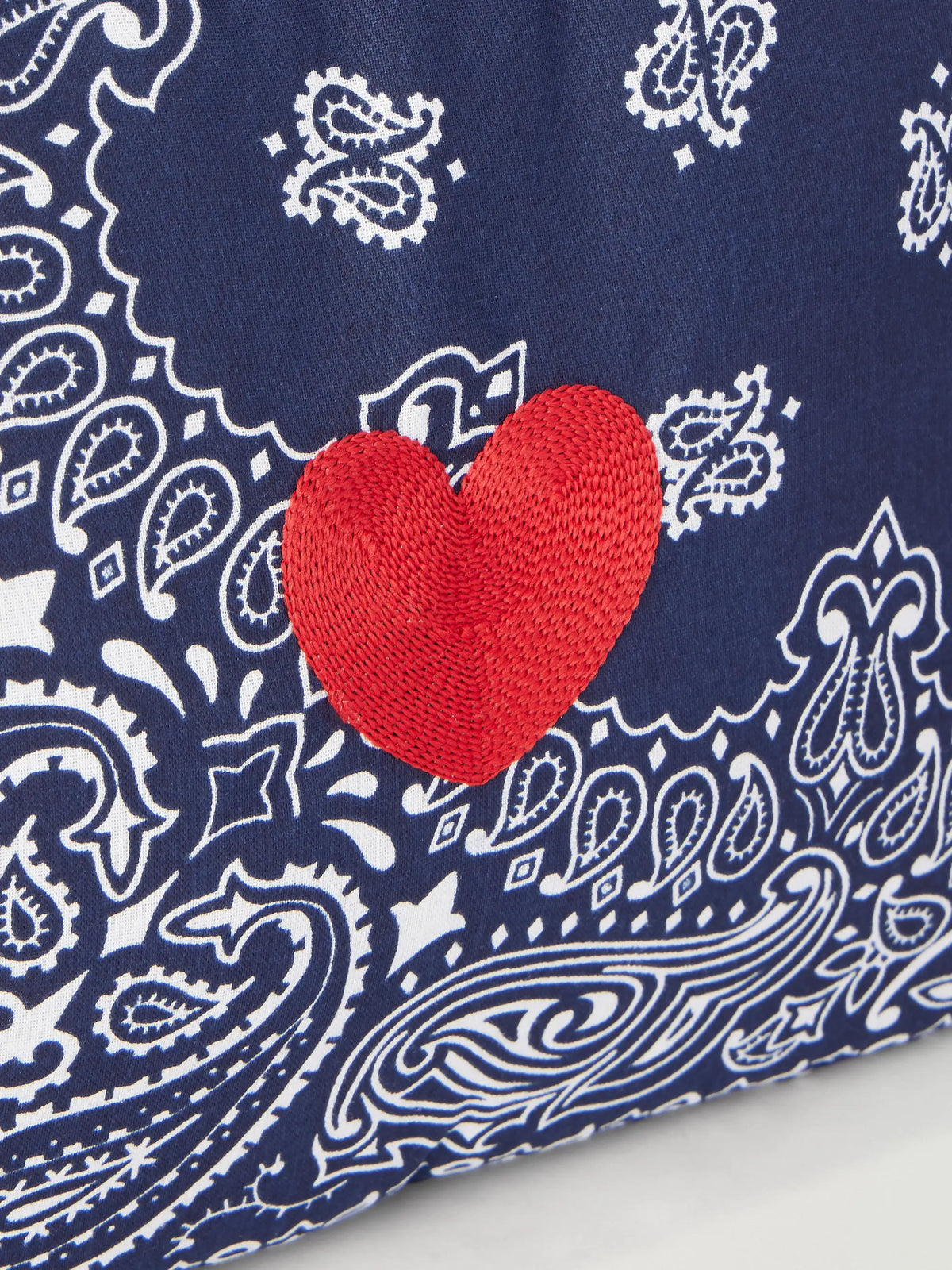 CALL IT BY YOUR NAME Coeur Paisley-print Cotton-twill Pouch
