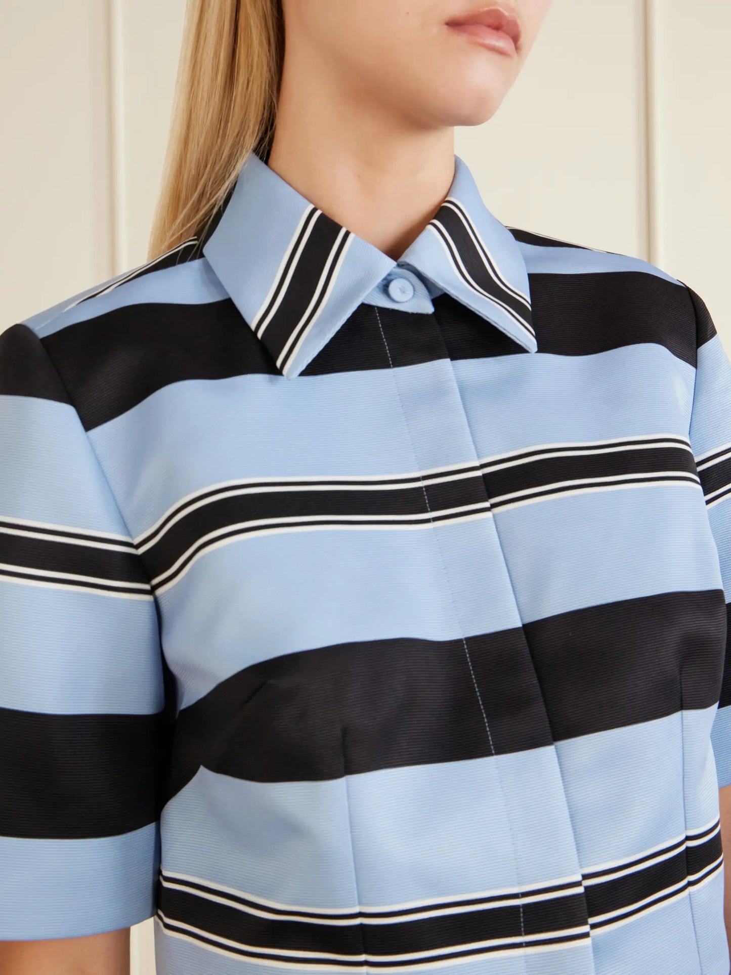 Natalie Striped Twill Shirt