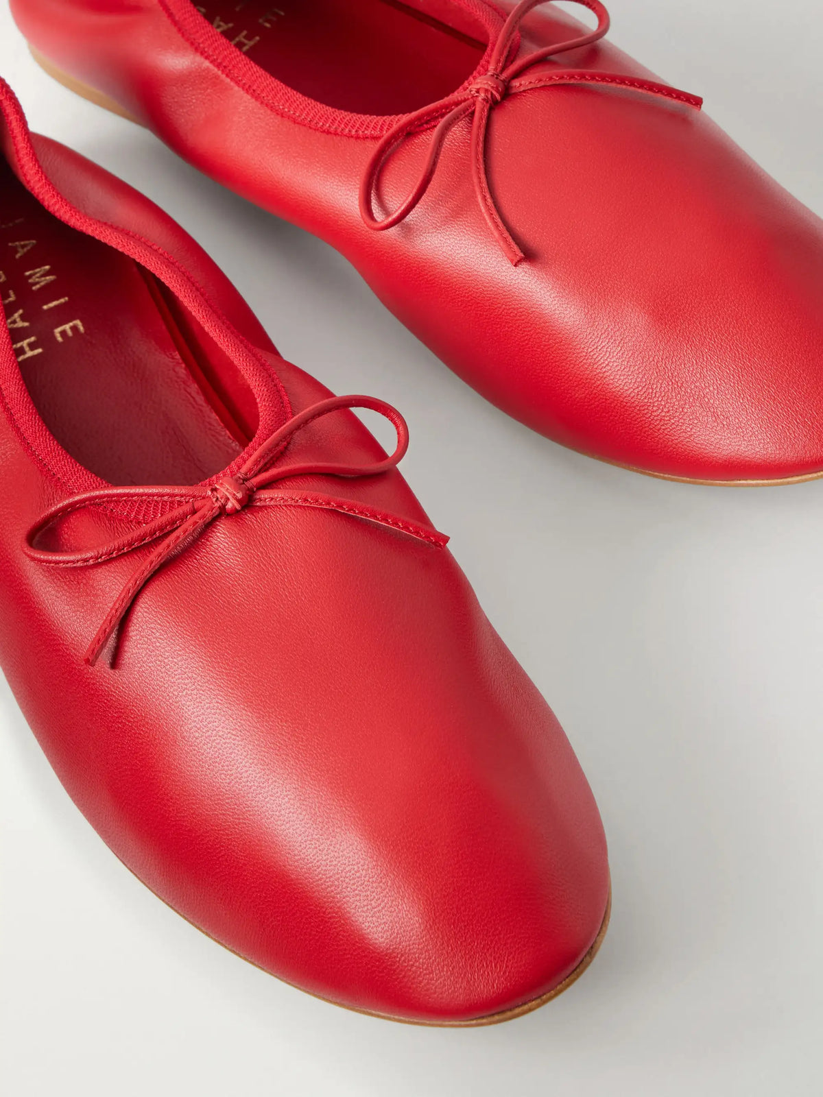 Jamie Haller The High Vamp Leather Ballet Flats