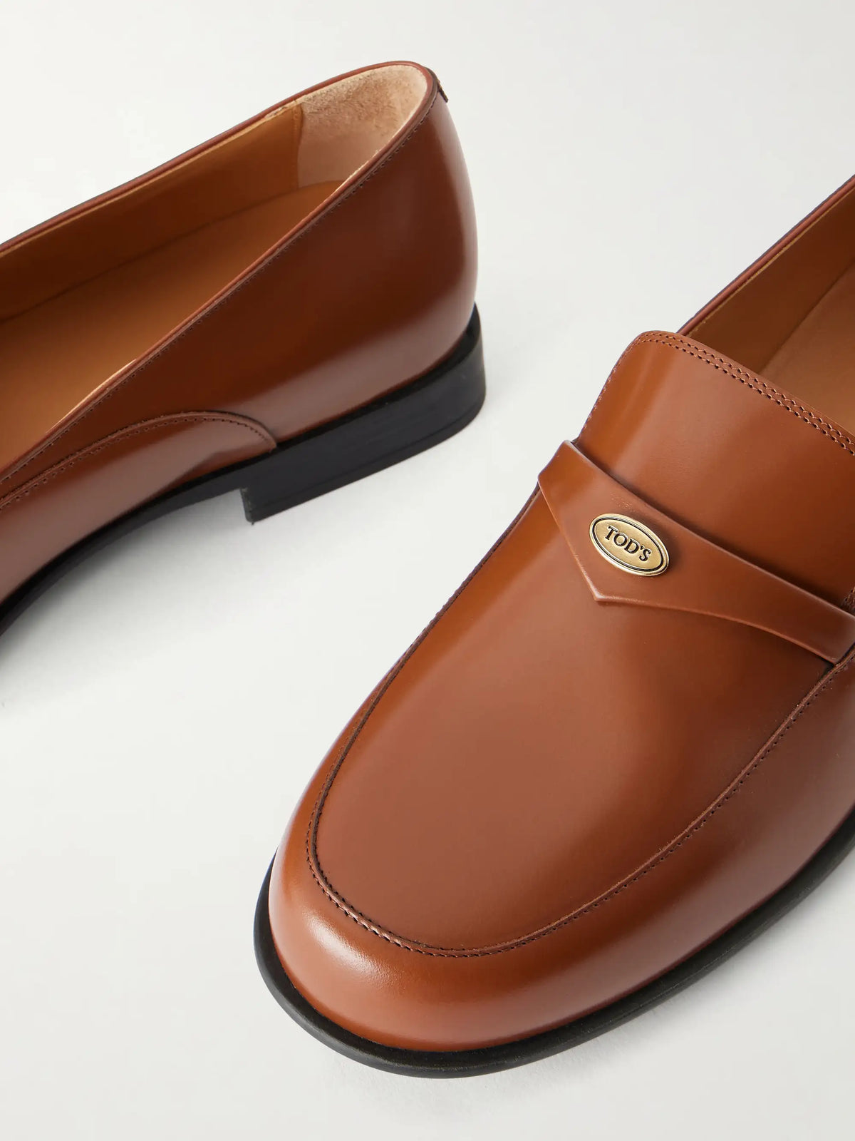 Gomma 19 Logo-embellished Leather Loafers