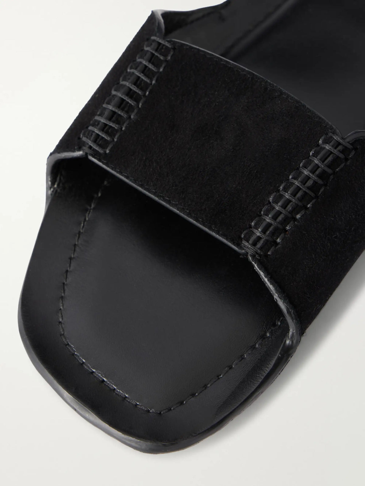 Suede Slides