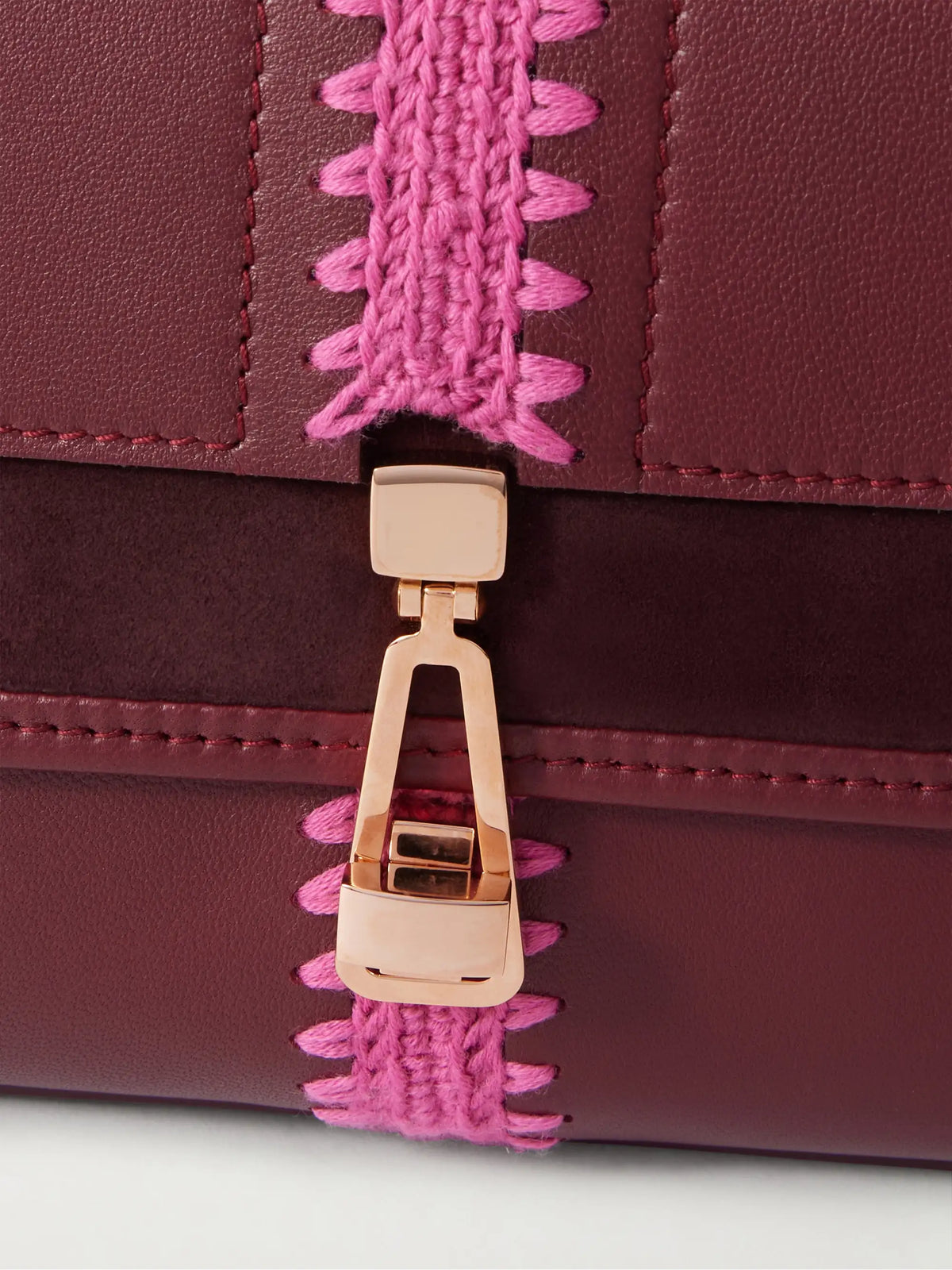 Leonora Small Crochet And Suede-trimmed Leather Shoulder Bag