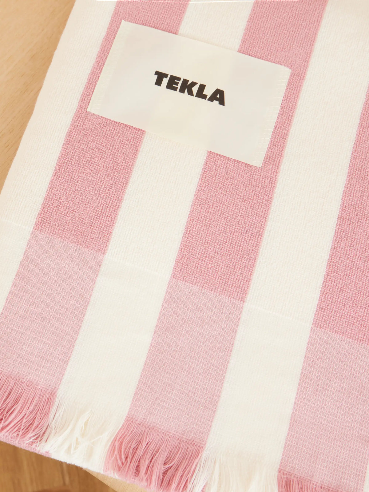 Palma Striped Organic Cotton-terry Beach Towel