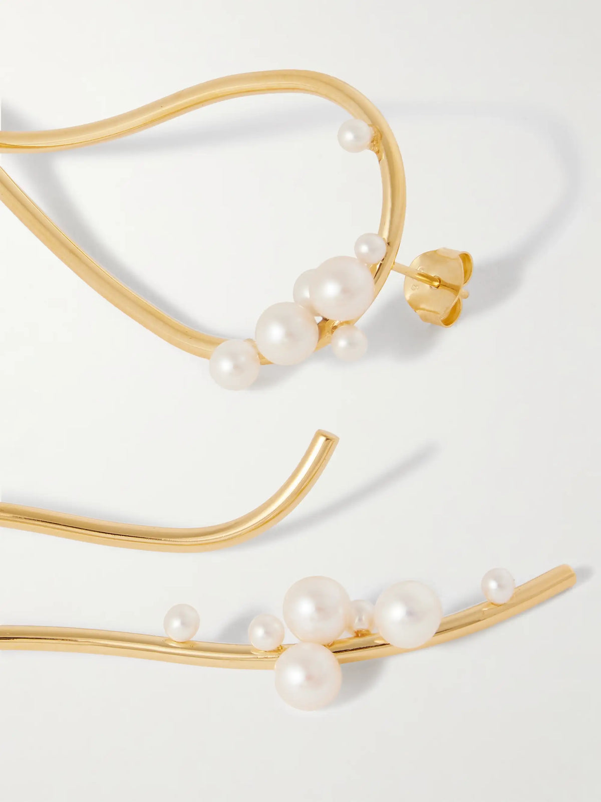 Wild Relatives Gold Vermeil Pearl Earrings