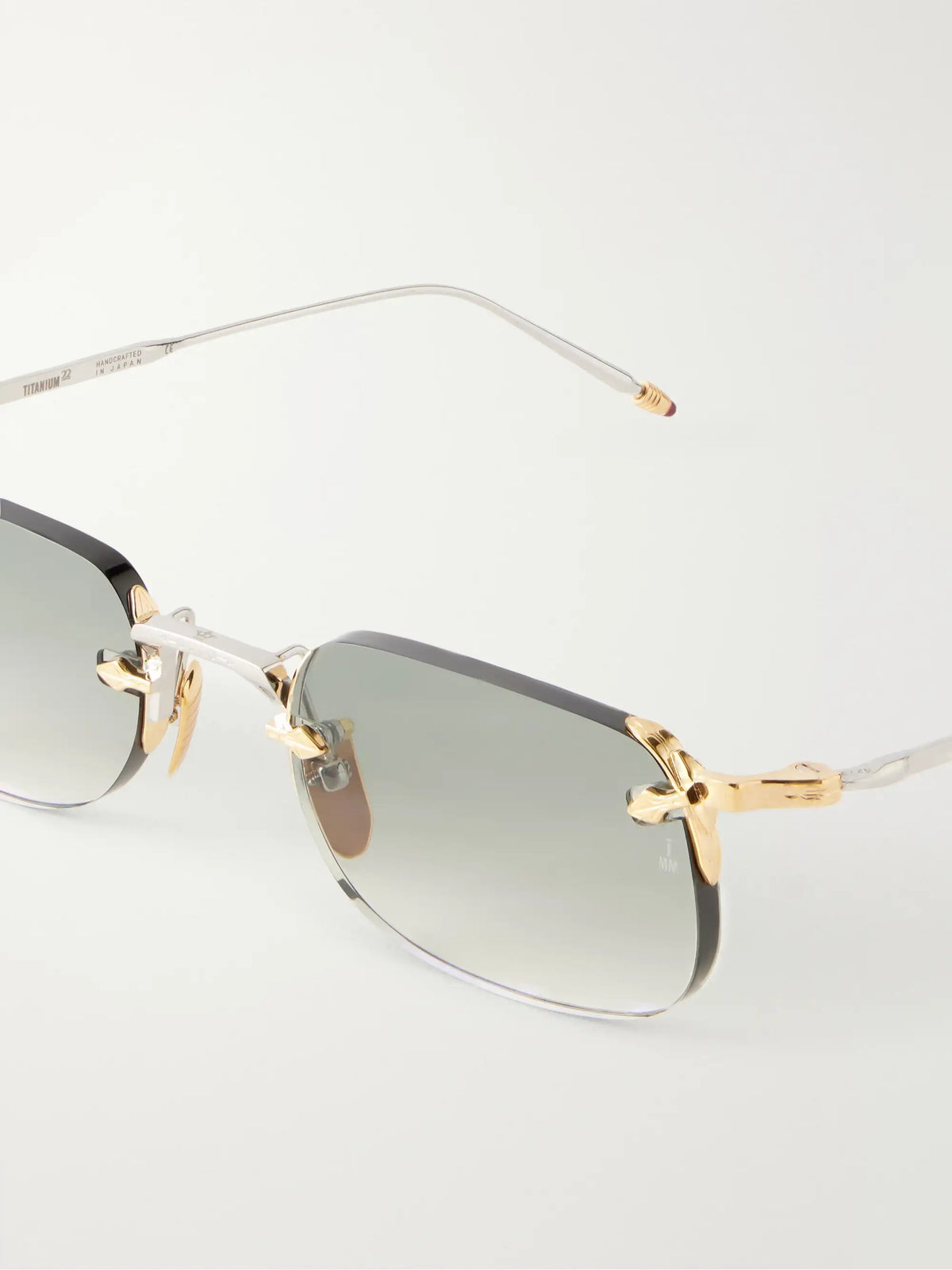 Jacques Marie Mage Fonda Rimless Square-frame Titanium Sunglasses
